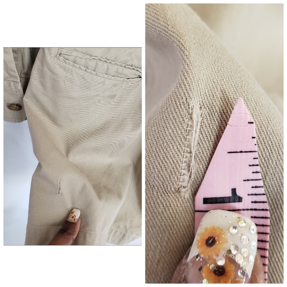 Rare Vintage Ralph Lauren Country Military Romper - Brown Blue Yellow Red - Picture 7 of 11